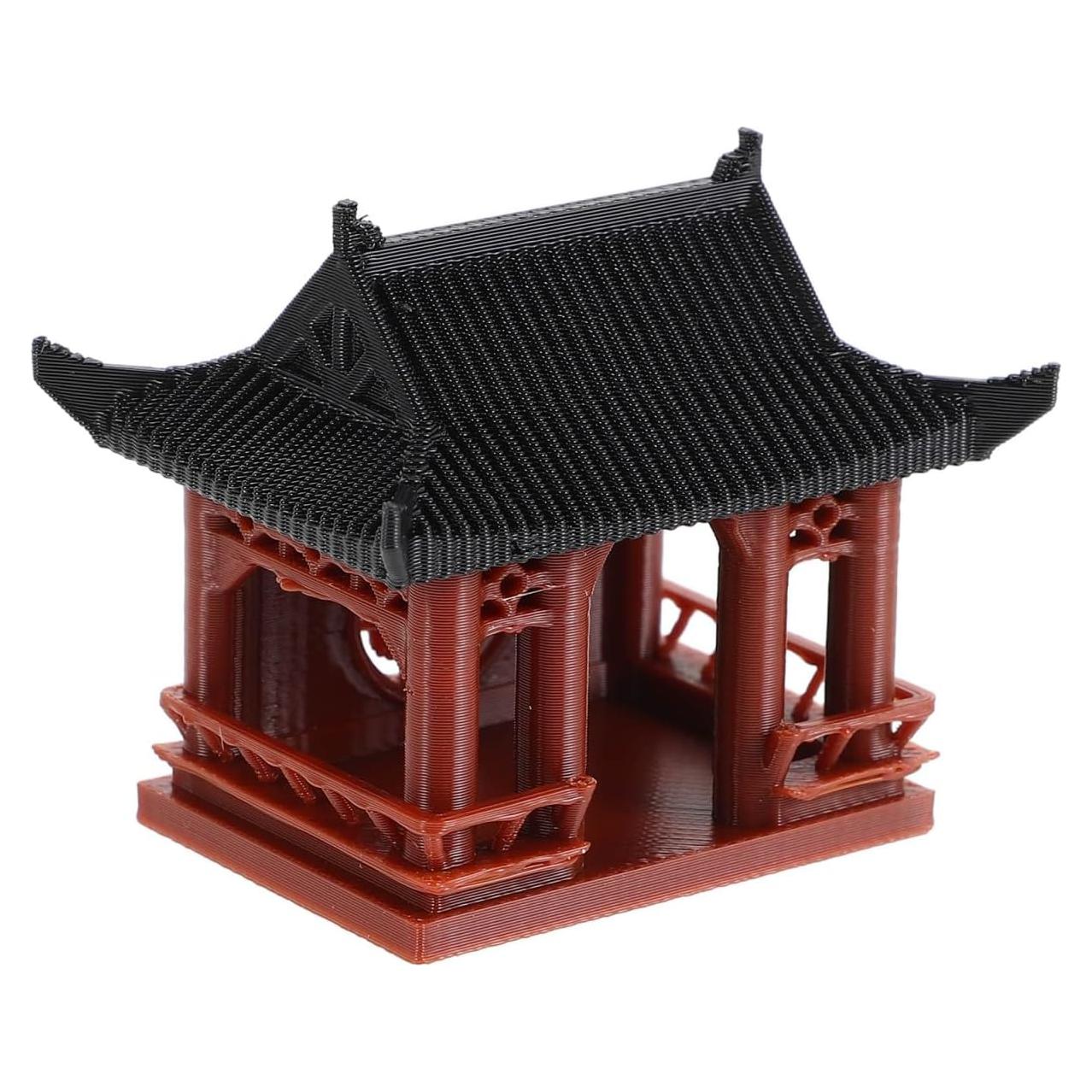 Estatua Miniatura Jardín Pagoda PRETYZOOM 3.81x4.49 cm