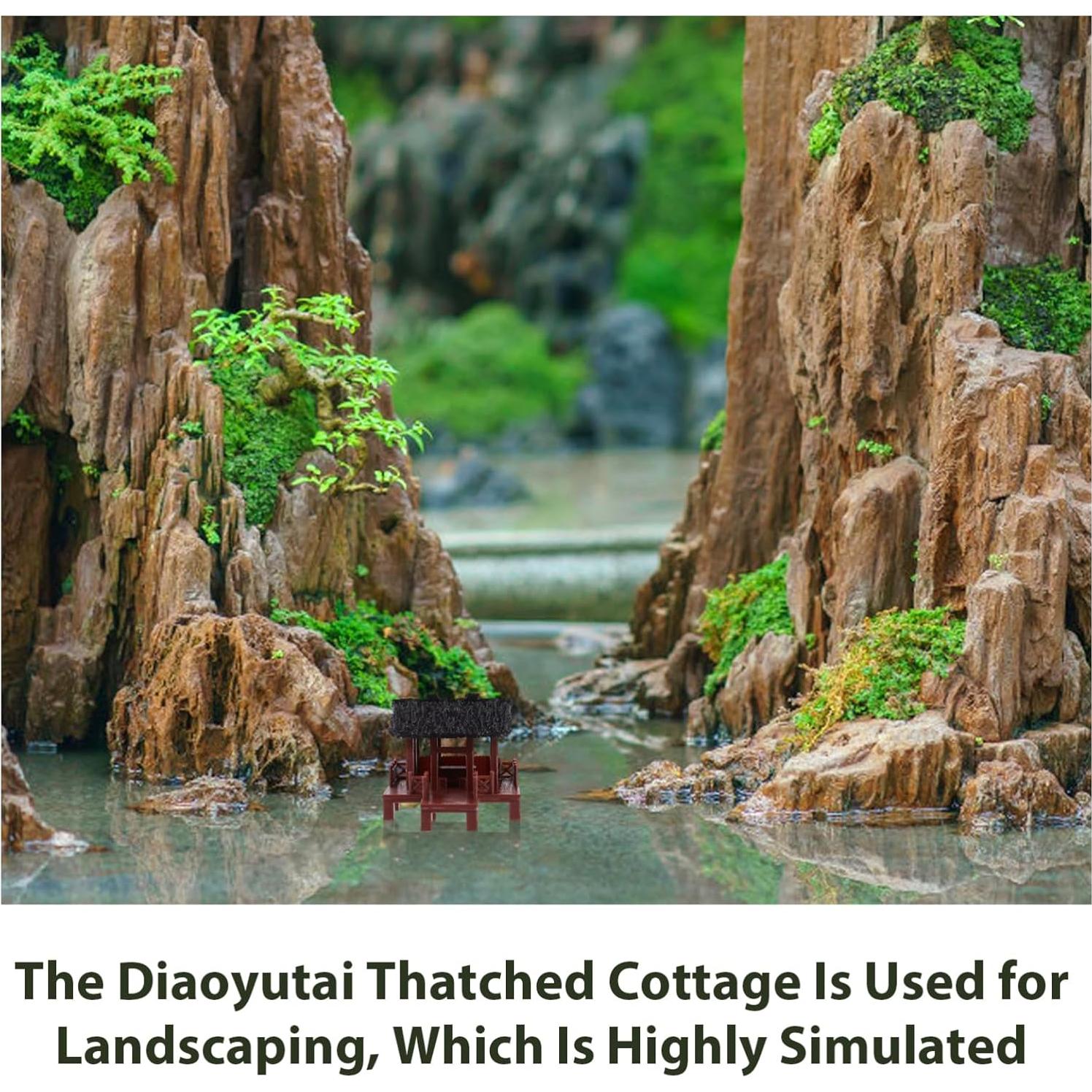 Estatua Mini Pagoda Zerodeko 6x6 cm Decoración Jardín Zen