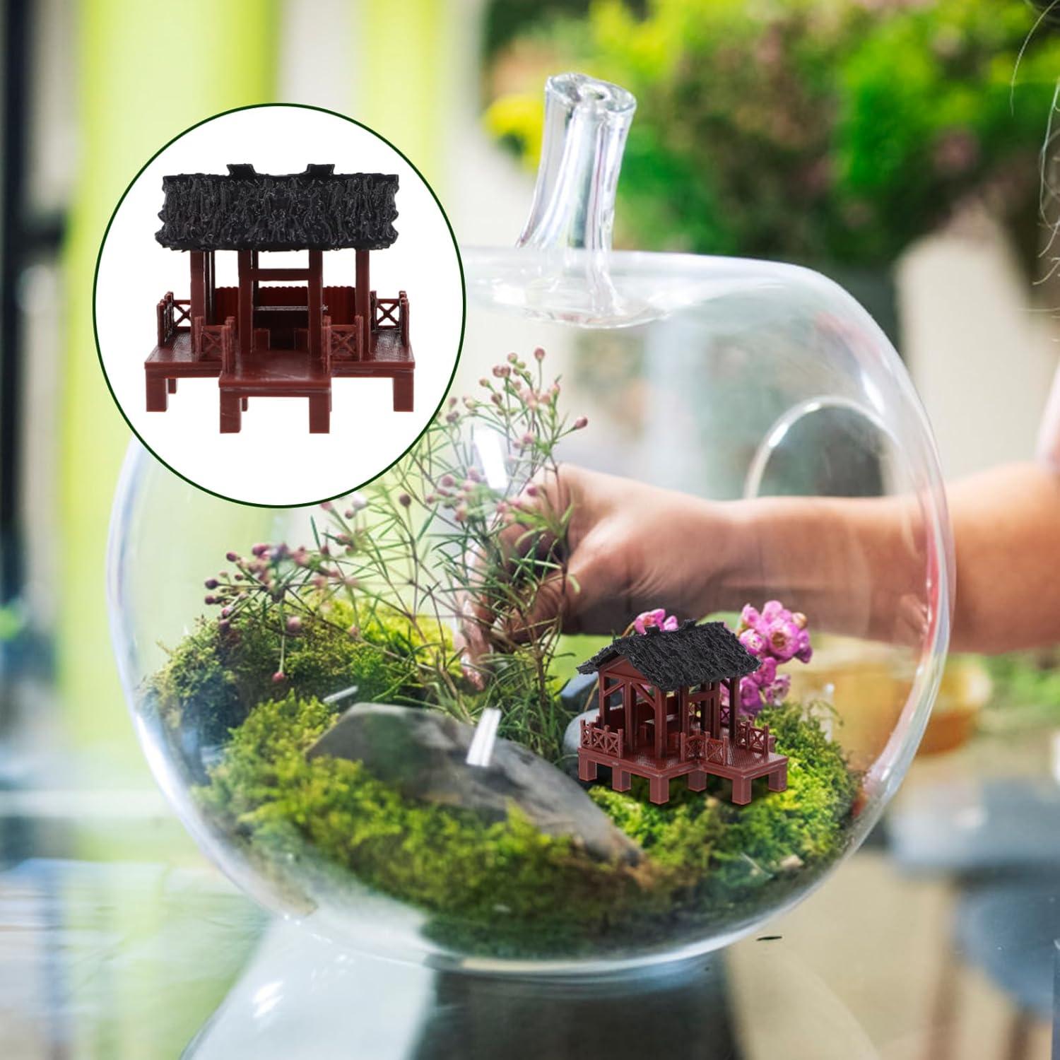 Estatua Mini Pagoda Zerodeko 6x6 cm Decoración Jardín Zen