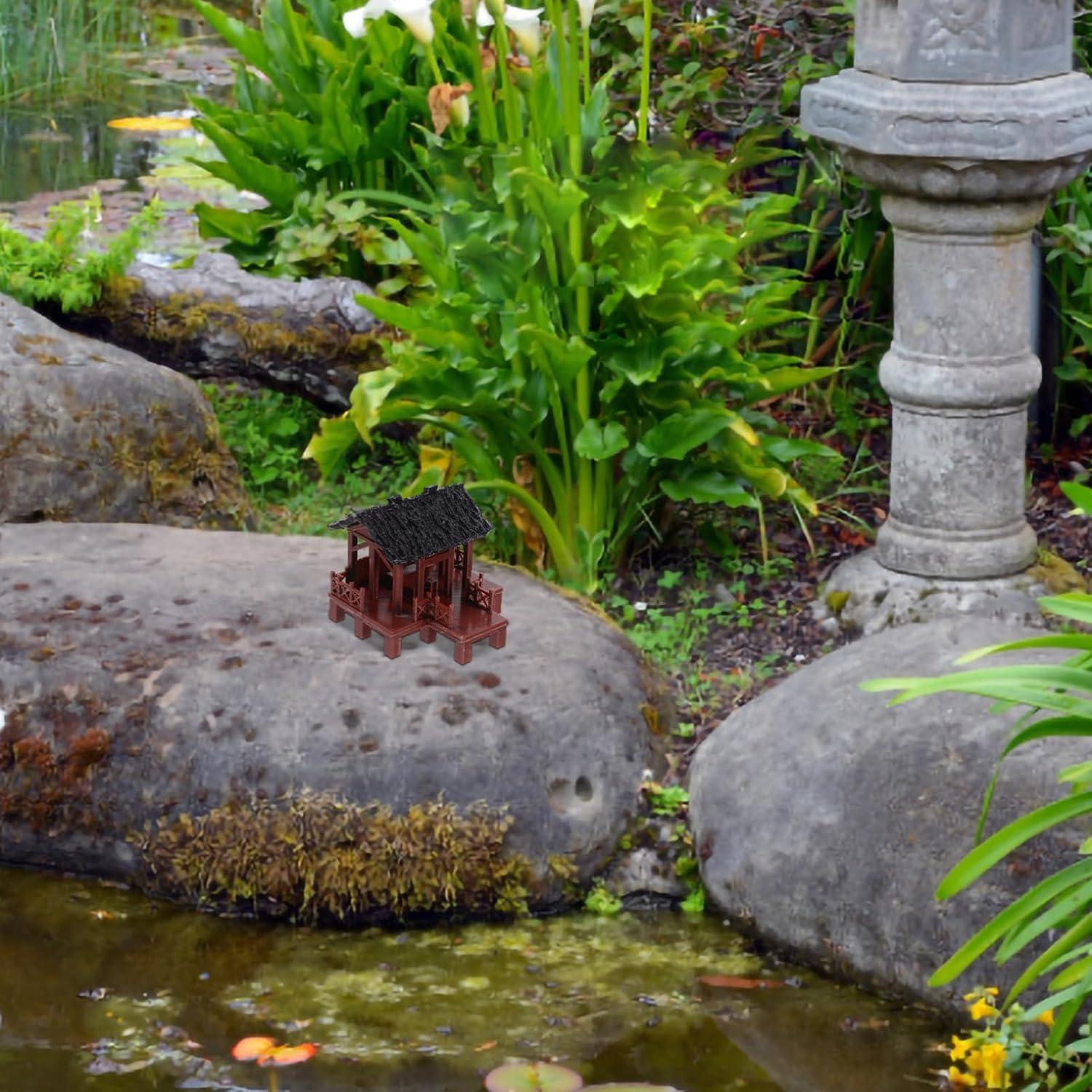 Estatua Mini Pagoda Zerodeko 6x6 cm Decoración Jardín Zen