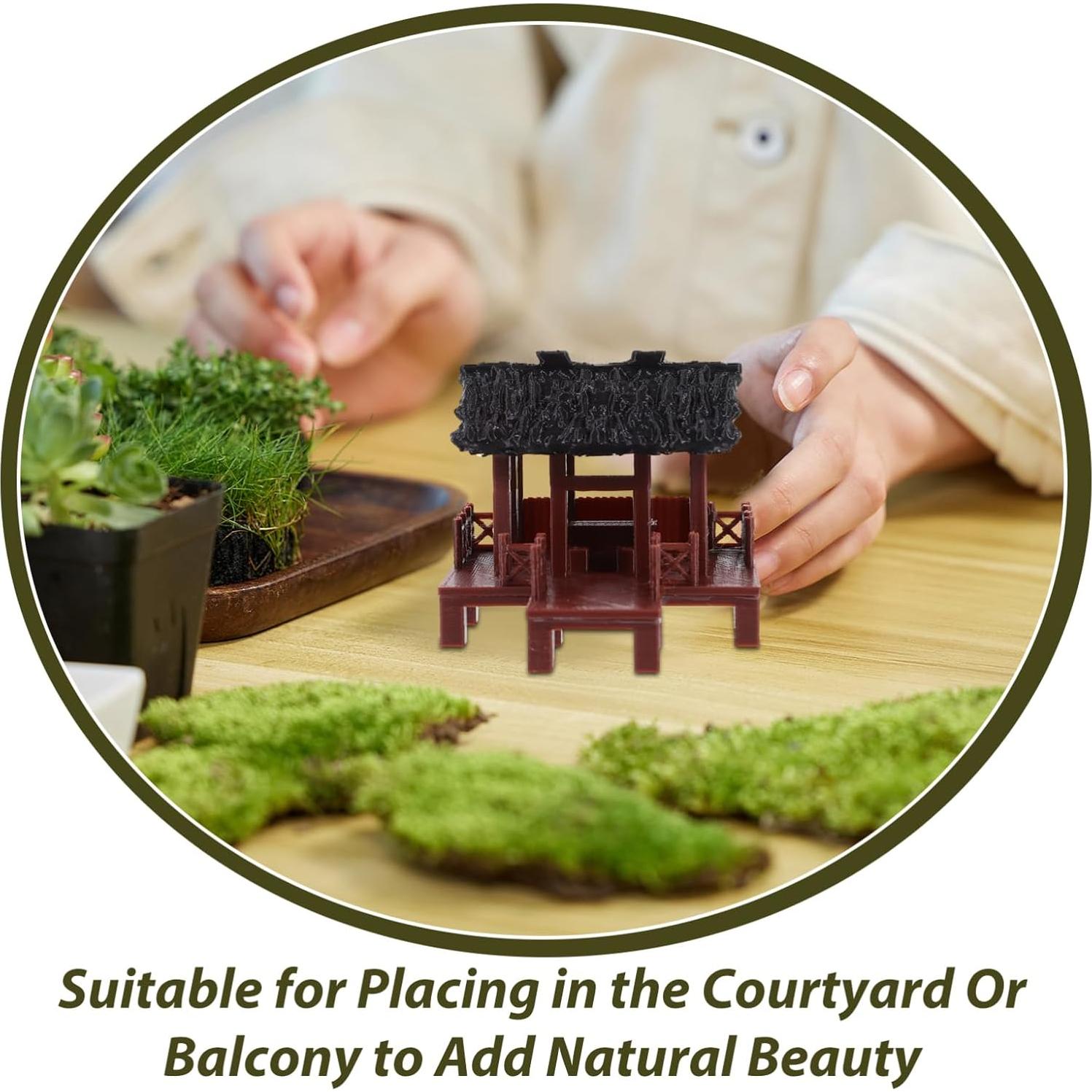 Estatua Mini Pagoda Zerodeko 6x6 cm Decoración Jardín Zen