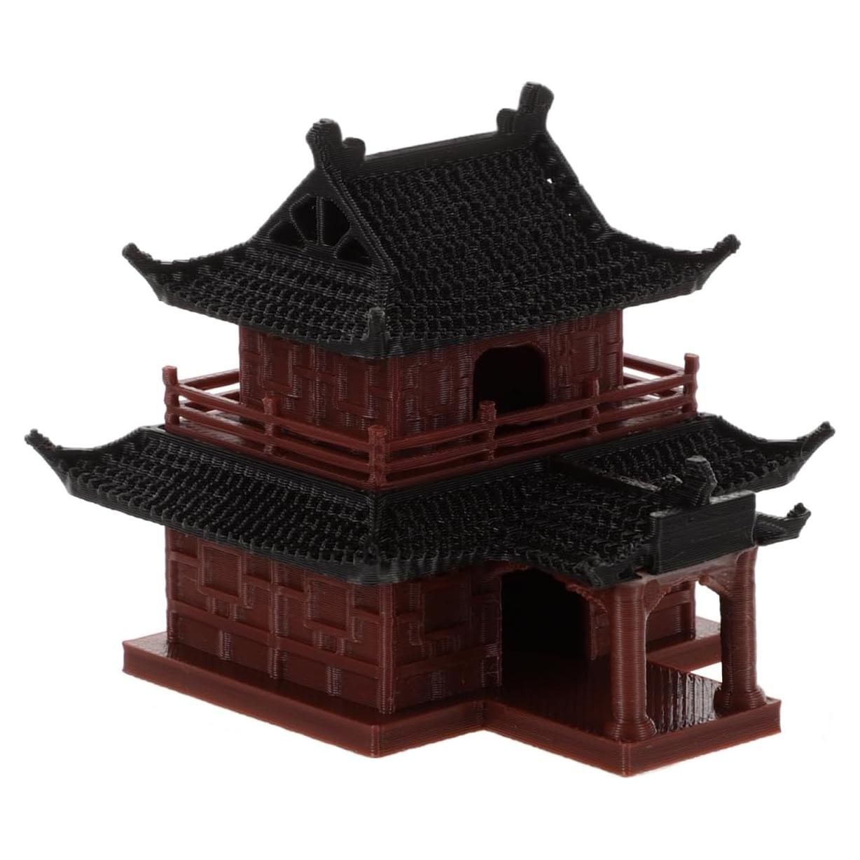 Estatua Miniatura de Pagoda VOSAREA para Jardín Zen 14x12.7cm