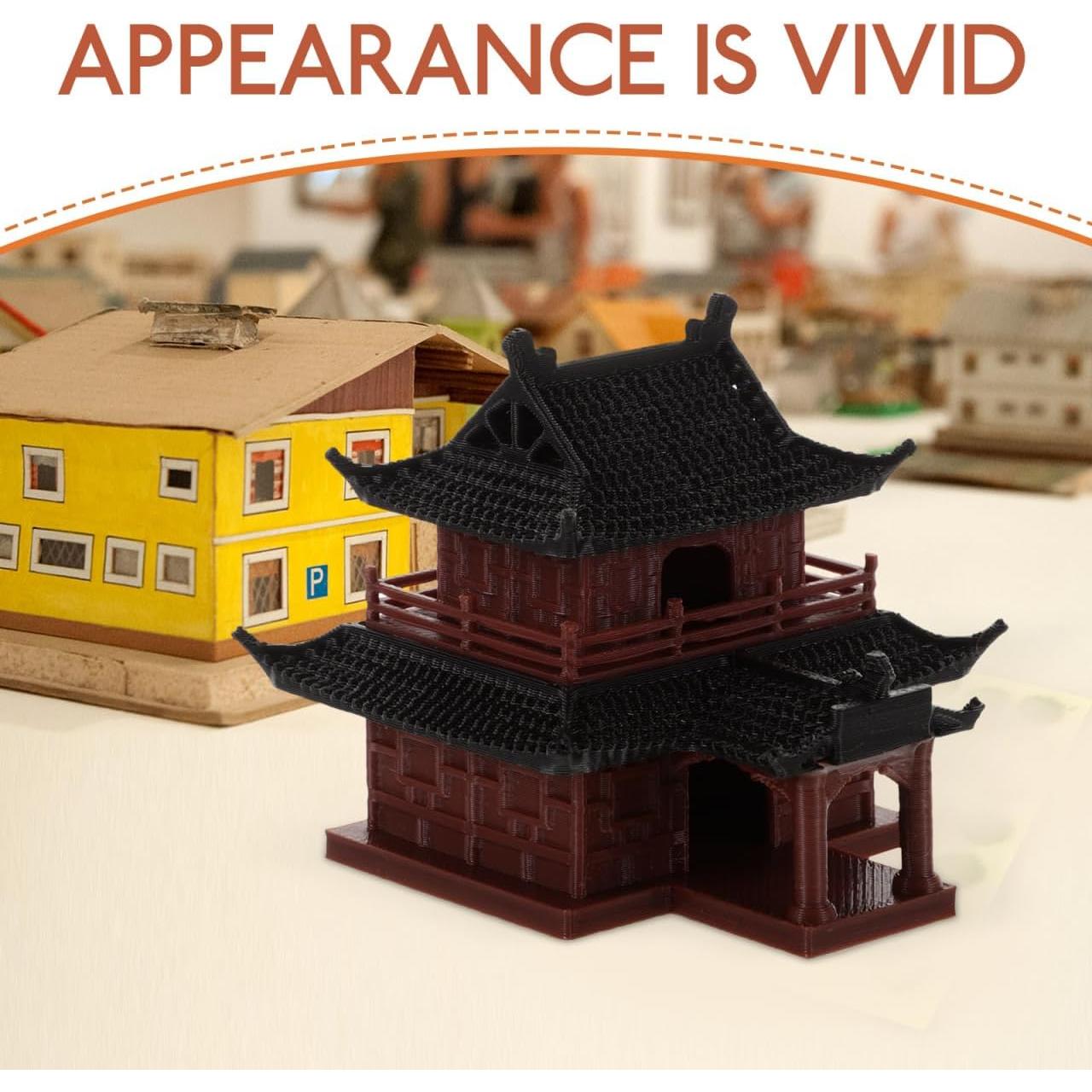 Estatua Miniatura de Pagoda VOSAREA para Jardín Zen 14x12.7cm