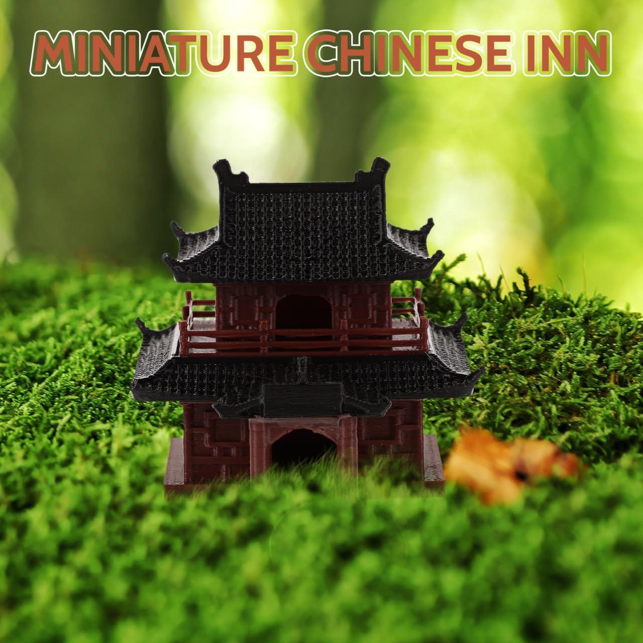 Estatua Miniatura de Pagoda VOSAREA para Jardín Zen 14x12.7cm
