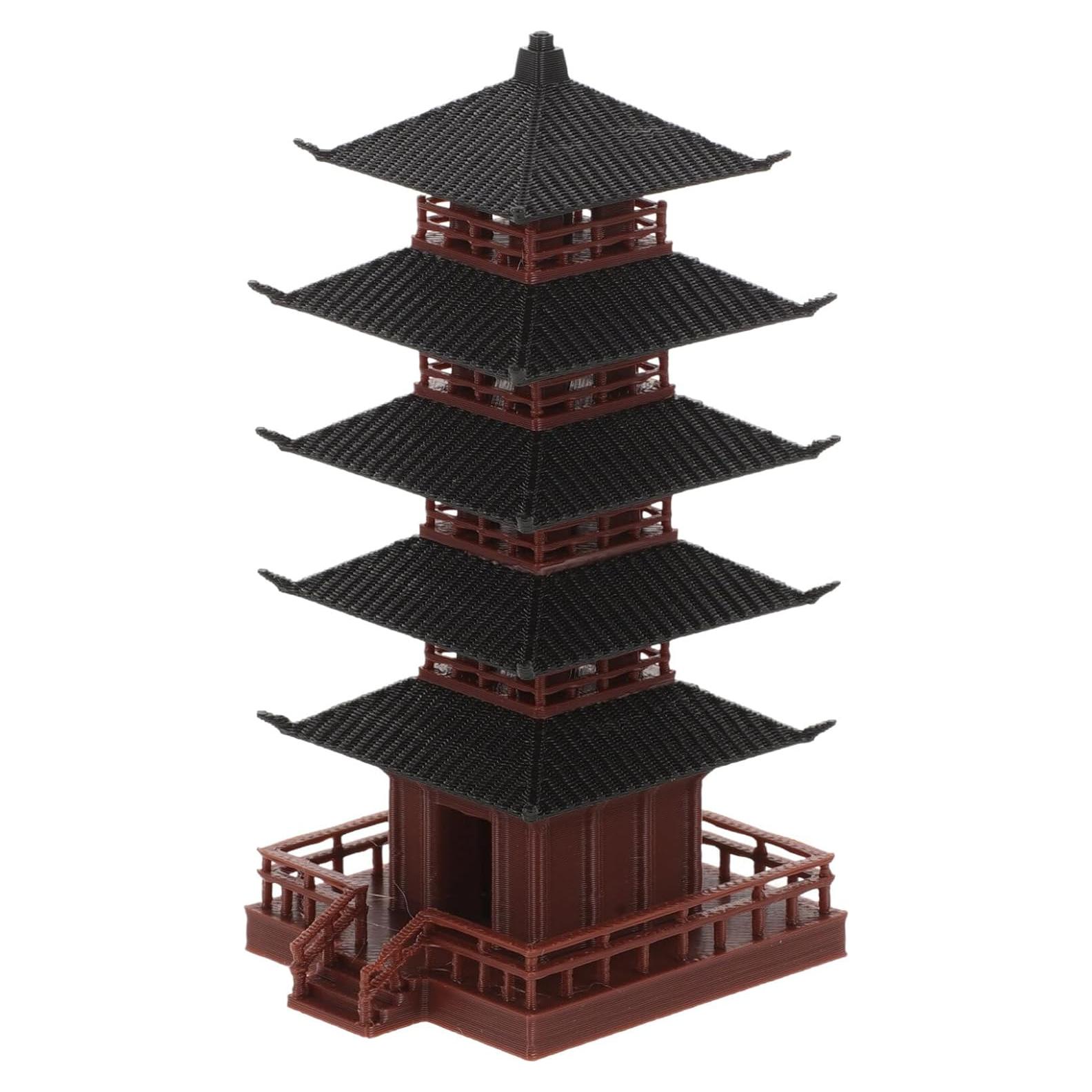 Estatua de Torre Milisten Feng Shui 9x4.8cm Decoración Zen