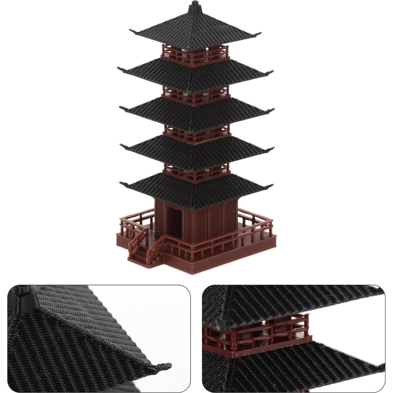 Estatua de Torre Milisten Feng Shui 9x4.8cm Decoración Zen