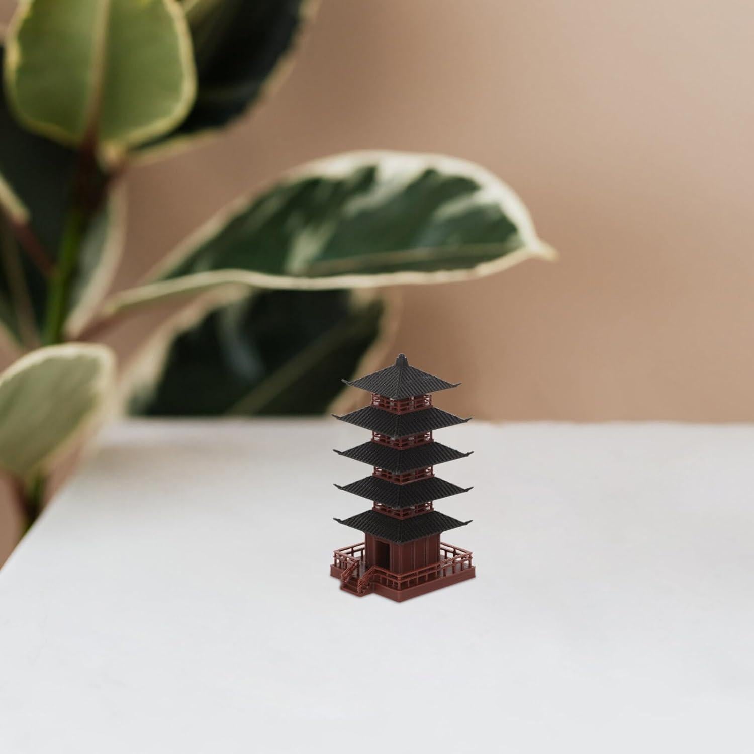 Estatua de Torre Milisten Feng Shui 9x4.8cm Decoración Zen