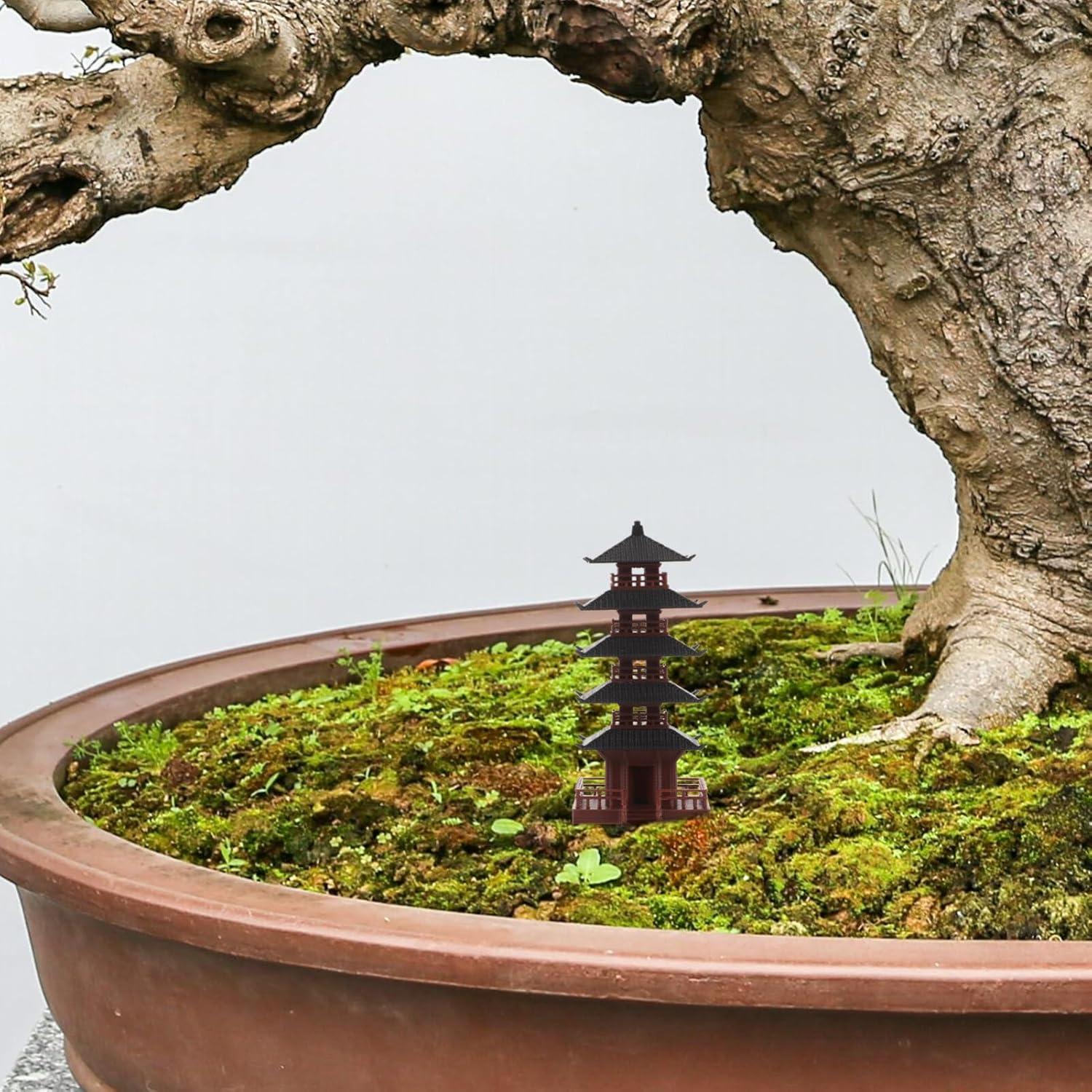 Estatua de Torre Milisten Feng Shui 9x4.8cm Decoración Zen