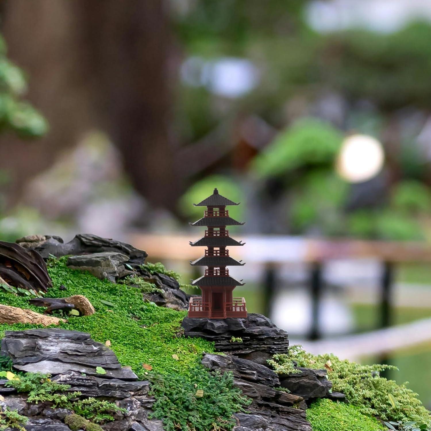 Estatua de Torre Milisten Feng Shui 9x4.8cm Decoración Zen