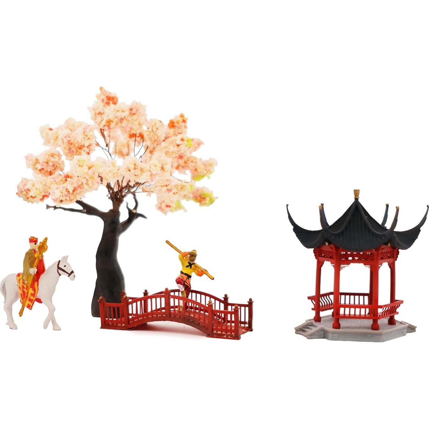 Mini Pagoda China KARESANSUI - Decoración Zen para Acuario y Jardín