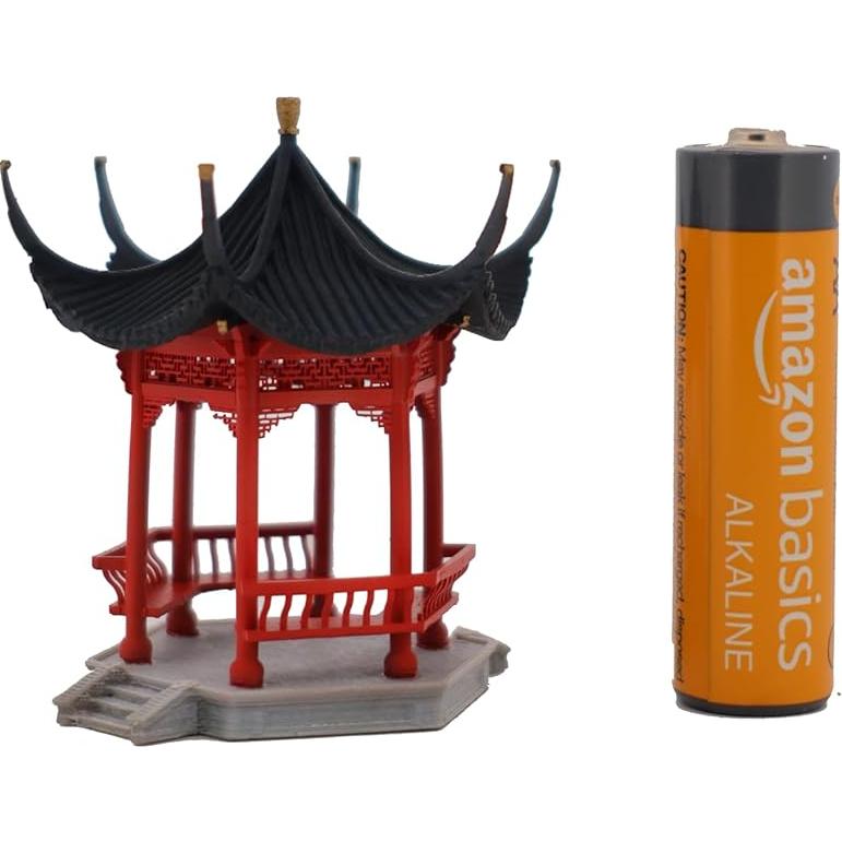 Mini Pagoda China KARESANSUI - Decoración Zen para Acuario y Jardín