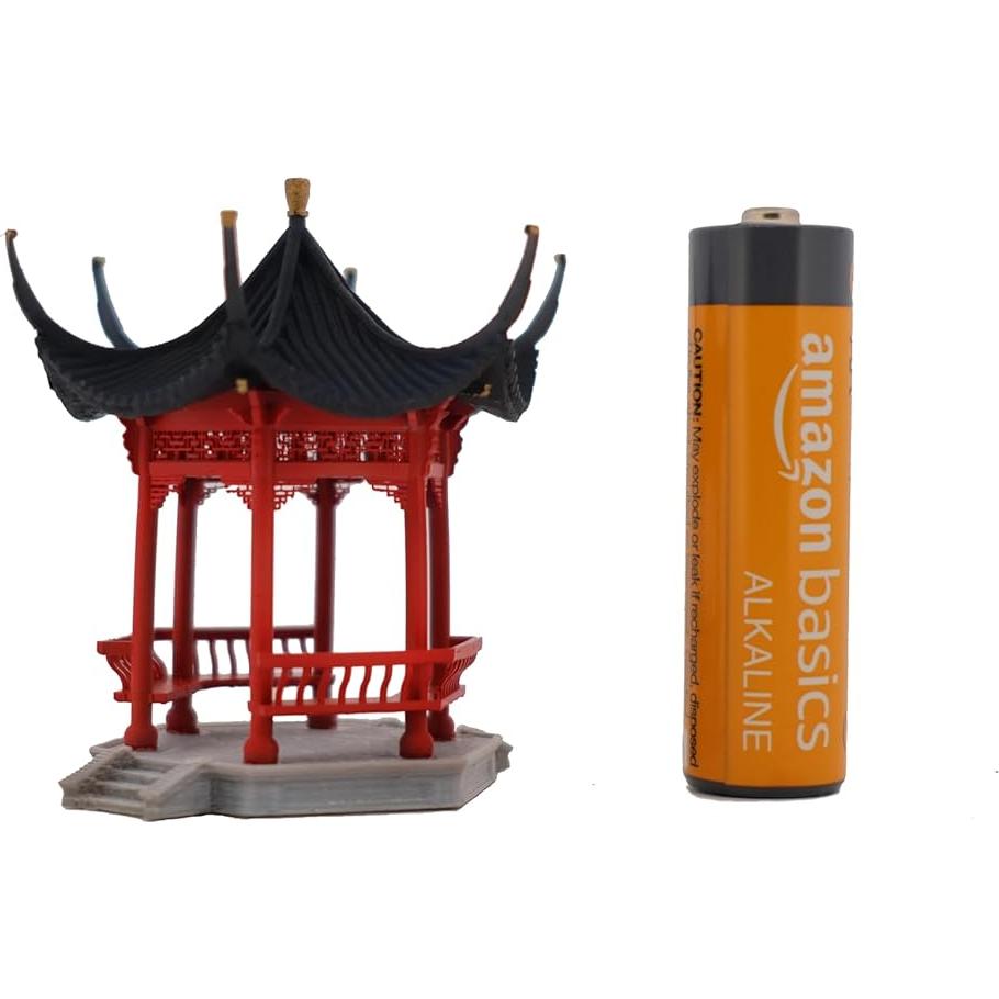 Mini Pagoda China KARESANSUI - Decoración Zen para Acuario y Jardín