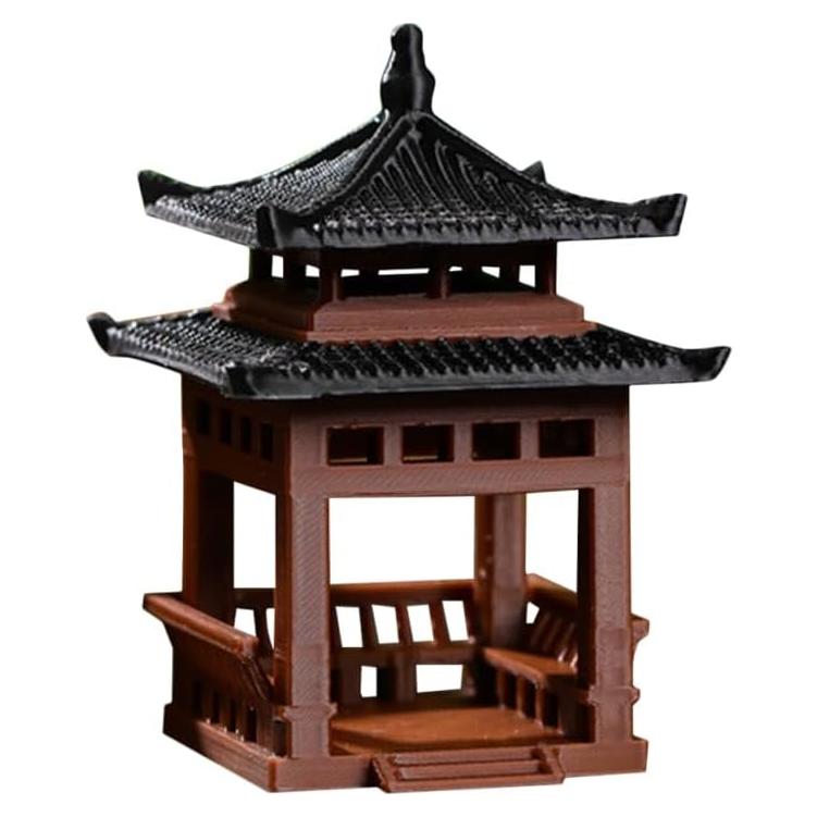 Adorno de Pabellón Miniatura SUPVOX para Jardín 8x5x5 cm