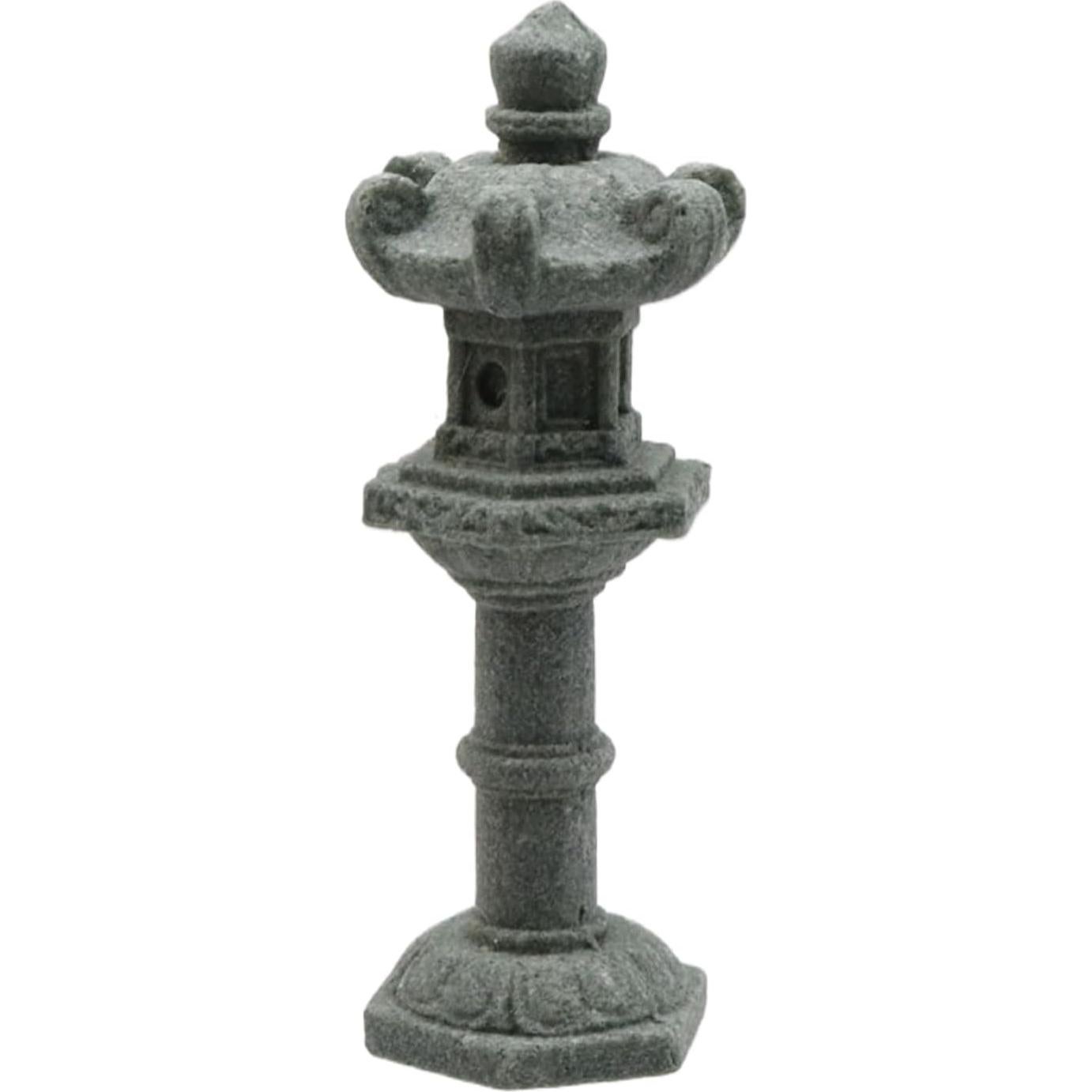 Set de 5 Figuras de Pagoda Japonesa de Arenisca 45-66mm