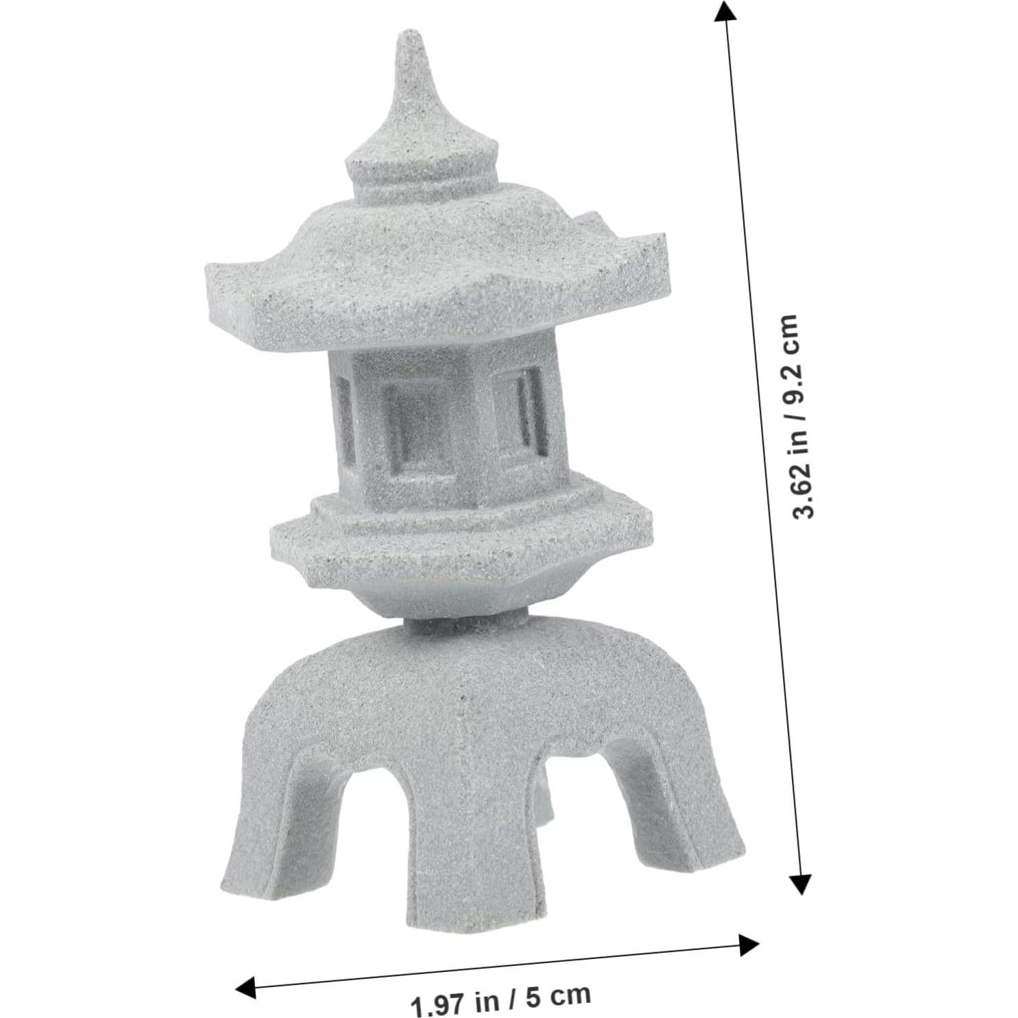 Estatua de Jardín Zen Asiático KONTONTY en Forma de Lámpara