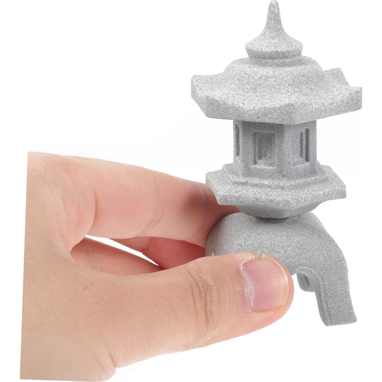 Estatua de Jardín Zen Asiático KONTONTY en Forma de Lámpara