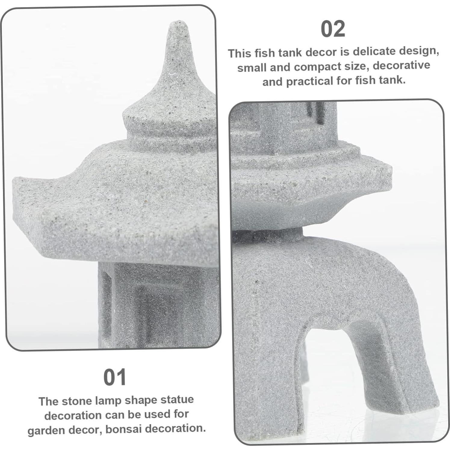 Estatua de Jardín Zen Asiático KONTONTY en Forma de Lámpara
