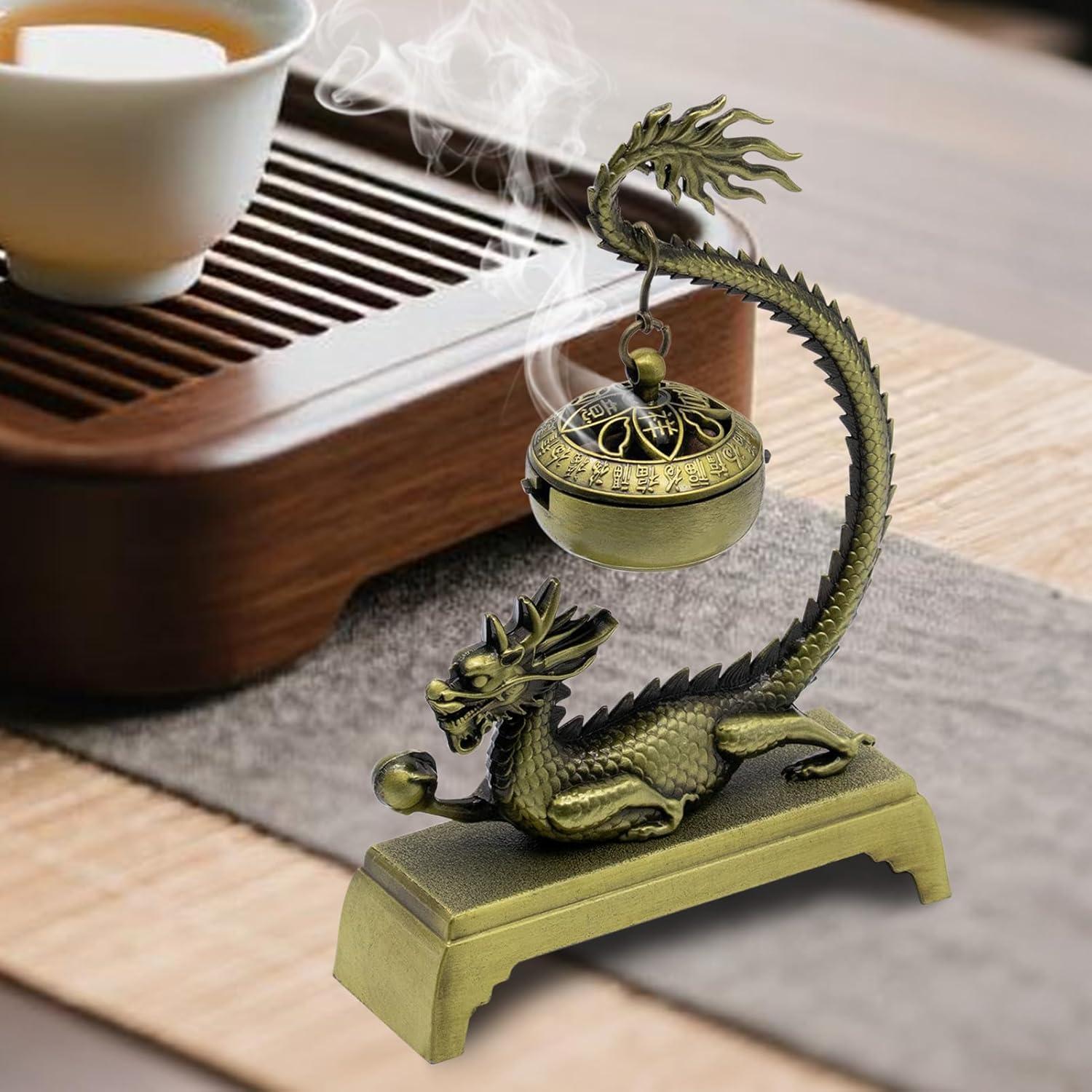 Quemador de Incienso Dragón con 40 Varitas - Craftmastudio