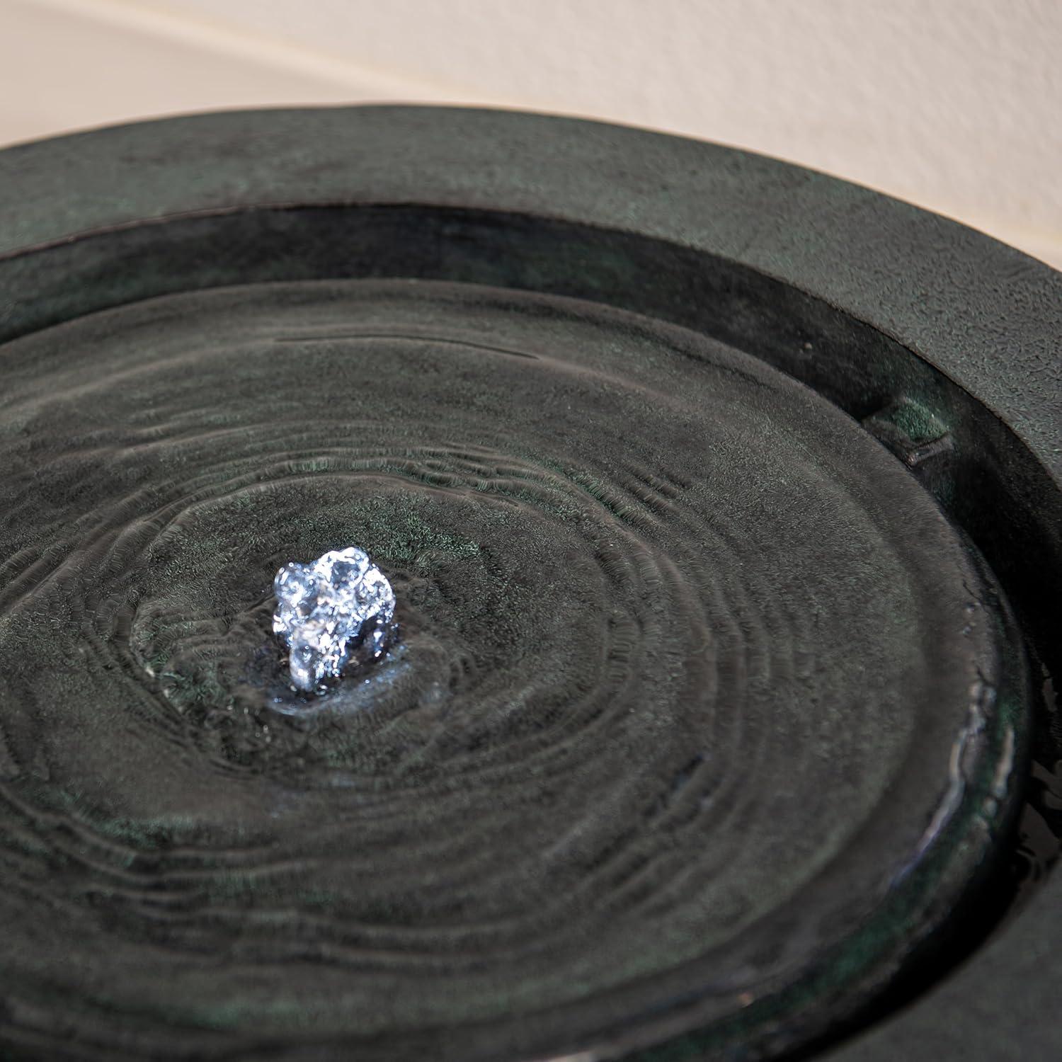 Fuente de Agua Esférica XBrand 50.3 cm con Luz LED Verde