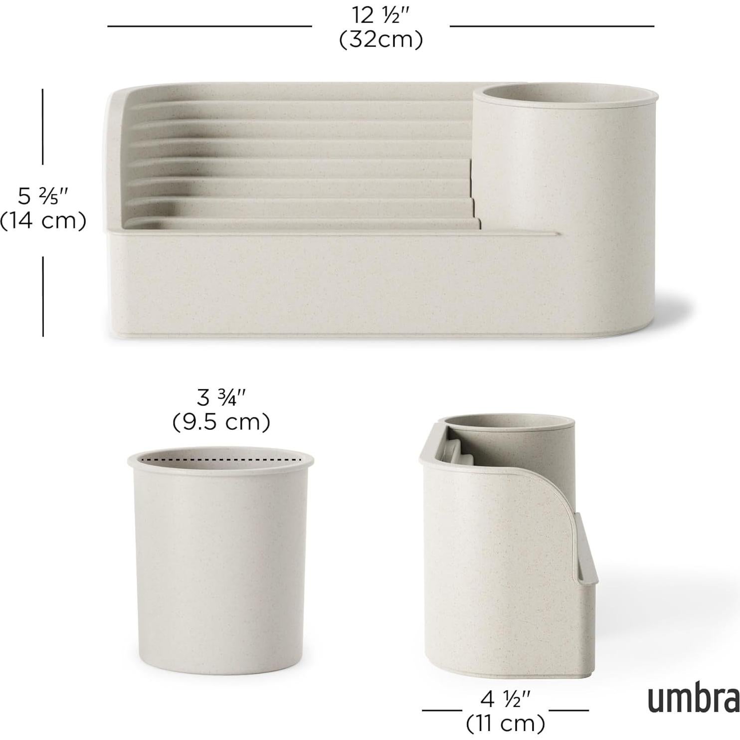 Fuente de Agua de Mesa Umbra Stream con Maceta - Arena