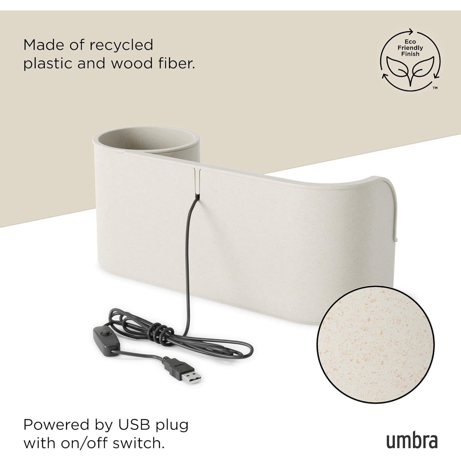 Fuente de Agua de Mesa Umbra Stream con Maceta - Arena