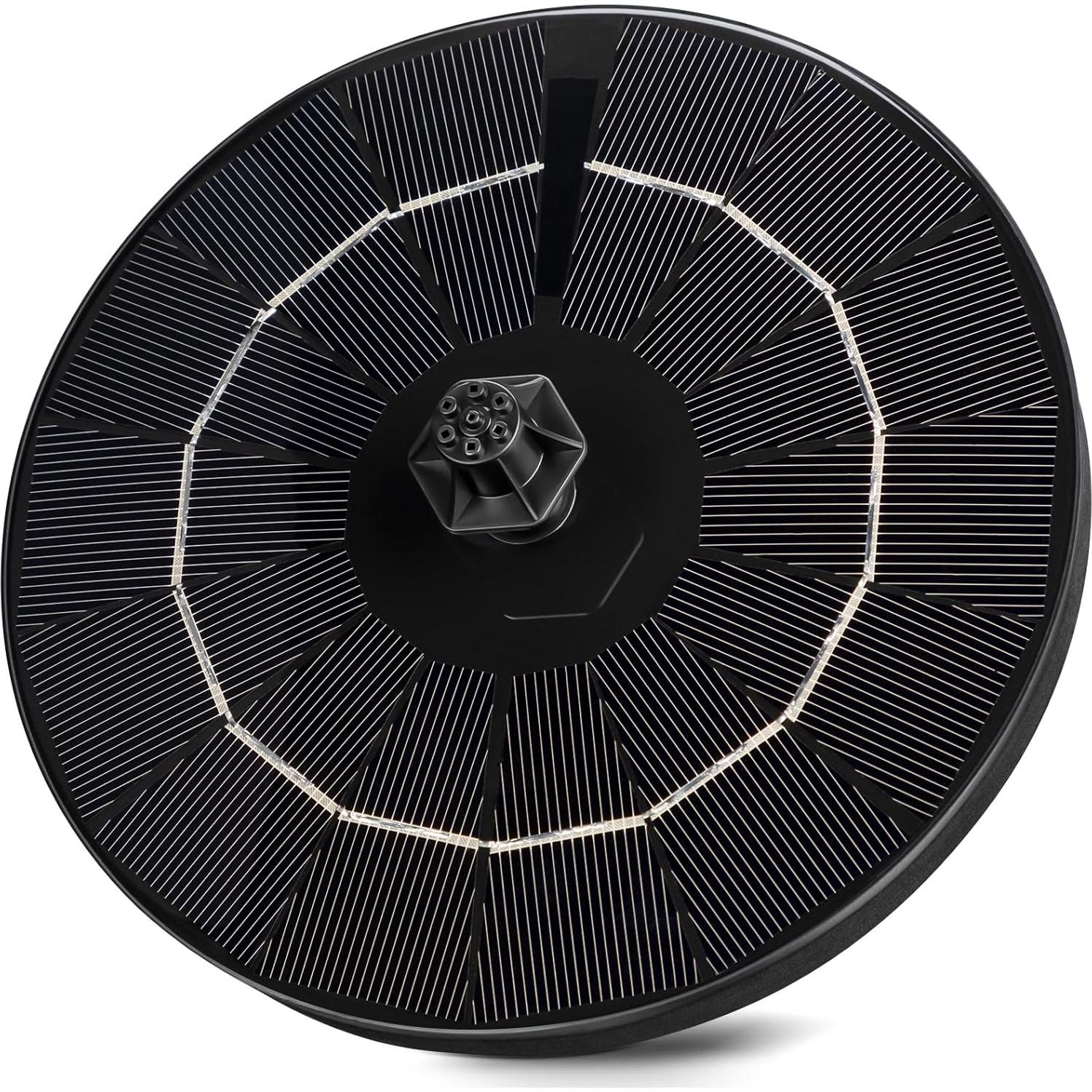 Fuente Solar Mademax para Bebedero de Aves 3.5W con 4 Boquillas