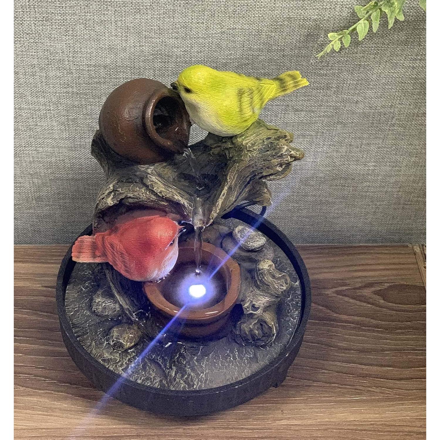 Fuente de Agua de Mesa Ferrisland LED 23 cm Decorativa