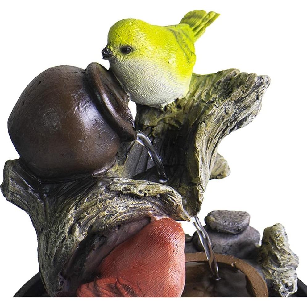 Fuente de Agua de Mesa Ferrisland LED 23 cm Decorativa