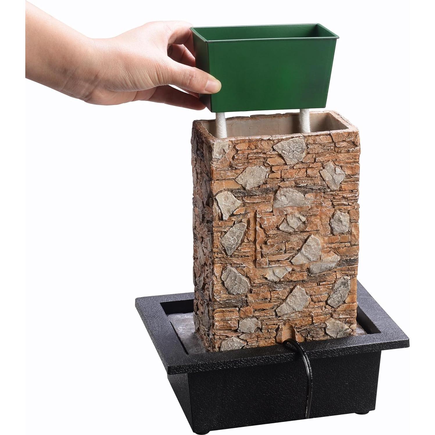 Fuente de Agua Interior Kalona - Mesa Decorativa 26cm Resina