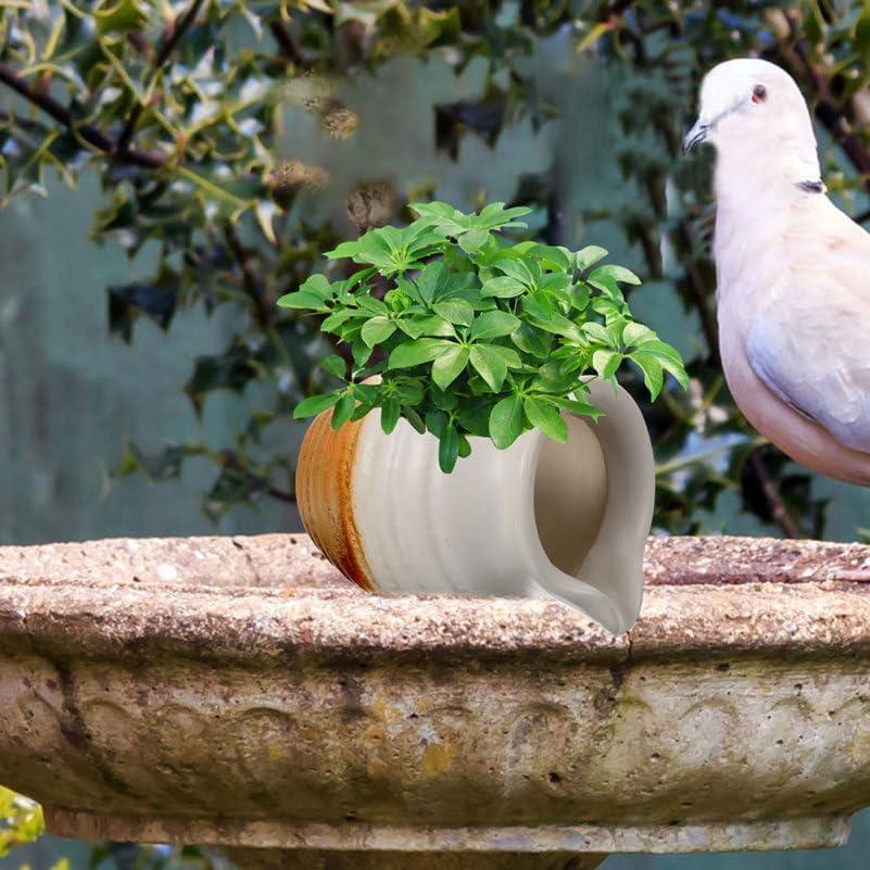 Maceta de Cerámica SUPVOX con Fuente de Agua para Jardín