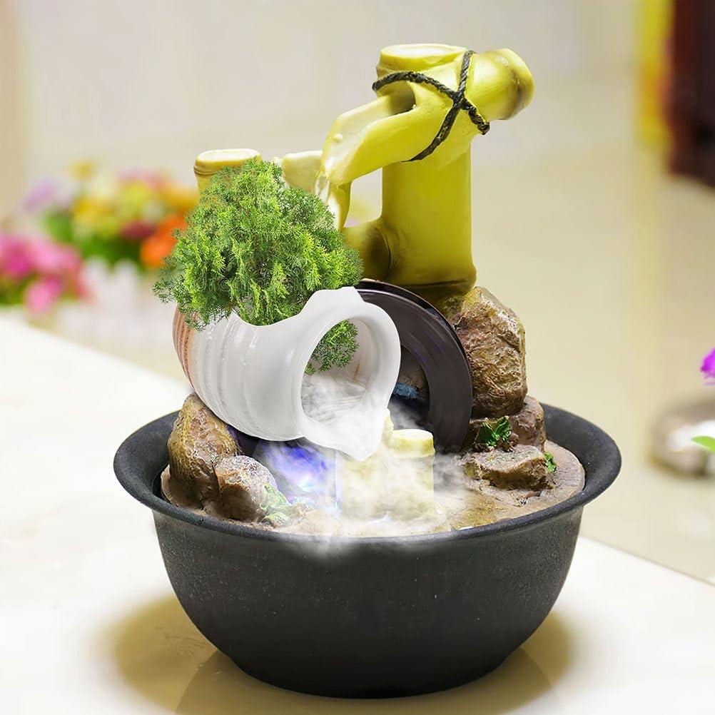 Maceta de Cerámica SUPVOX con Fuente de Agua para Jardín