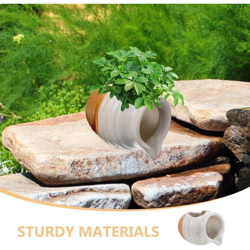 Maceta de Cerámica SUPVOX con Fuente de Agua para Jardín