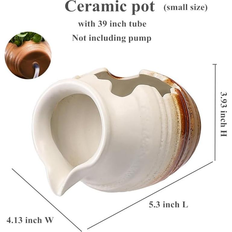 Fuente de Jardín Cerámica Andady 10.5x13.5x10 cm Decorativa