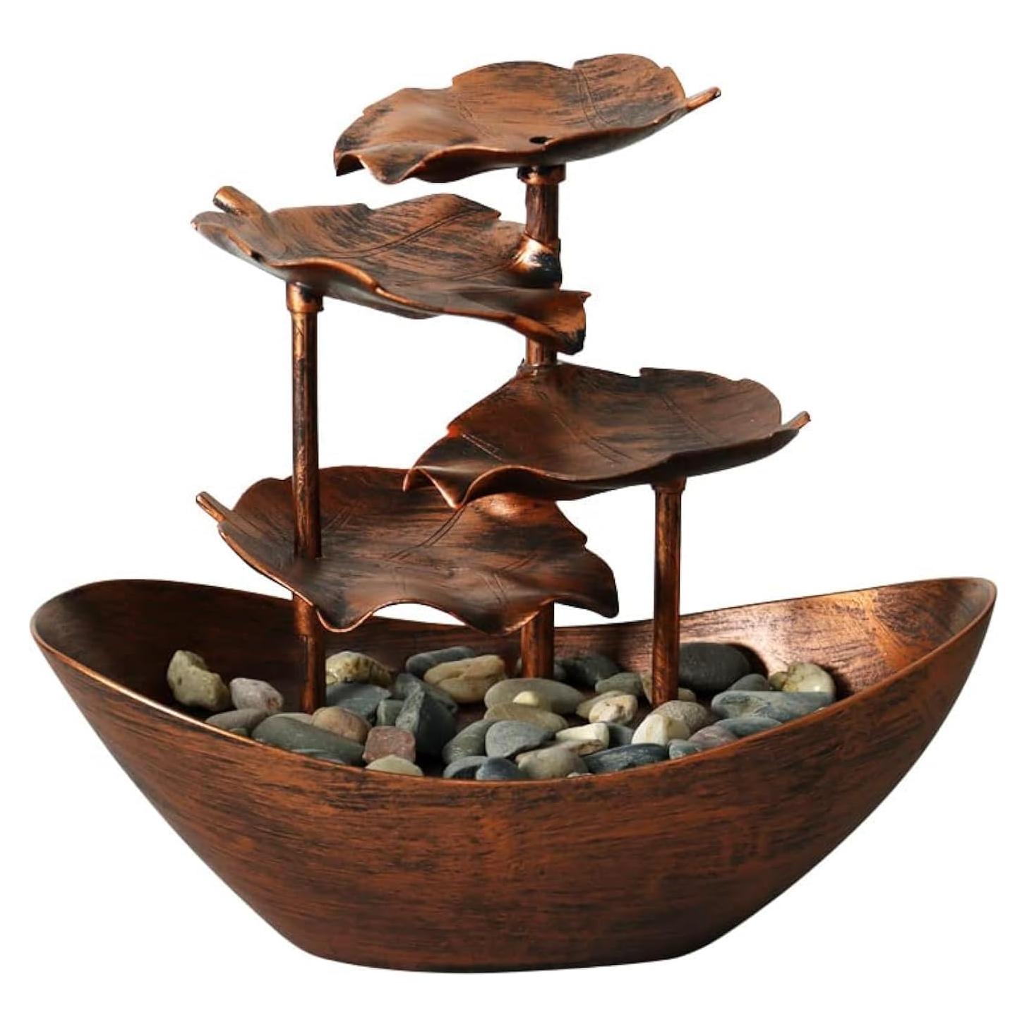 Fuente de Agua de Mesa LED CHUNBANGDM con Bomba Automática 1.1kg