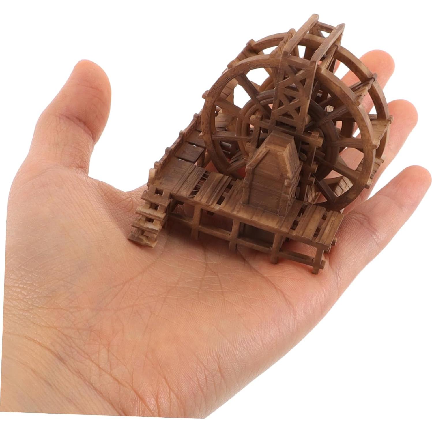 Adorno Miniatura Rueda de Agua BESTYASH para Acuario 4.19cm