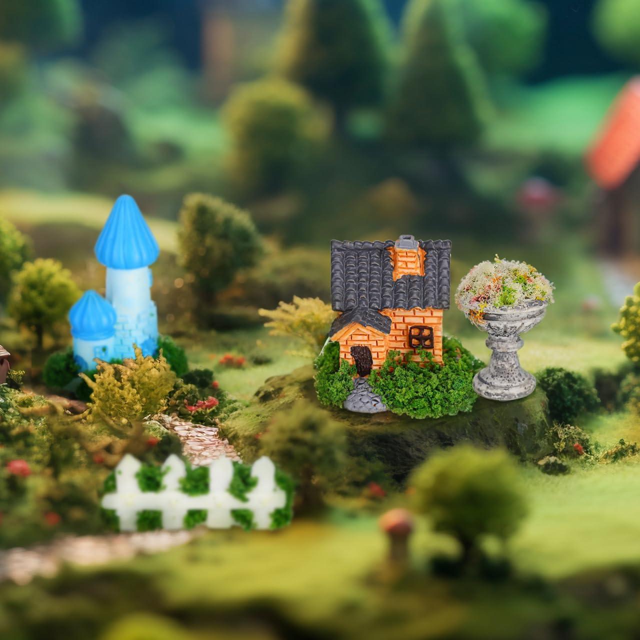 Juego de Adornos de Jardín en Miniatura Toddmomy - Resina Multicolor