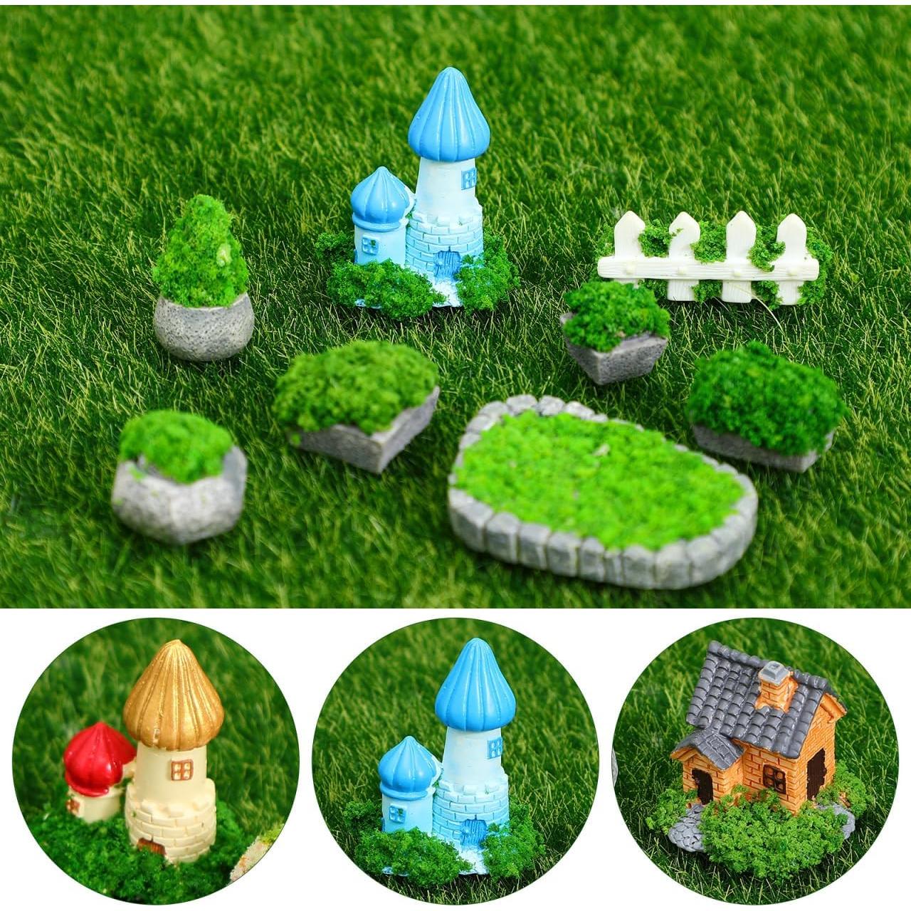 Juego de Adornos de Jardín en Miniatura Toddmomy - Resina Multicolor