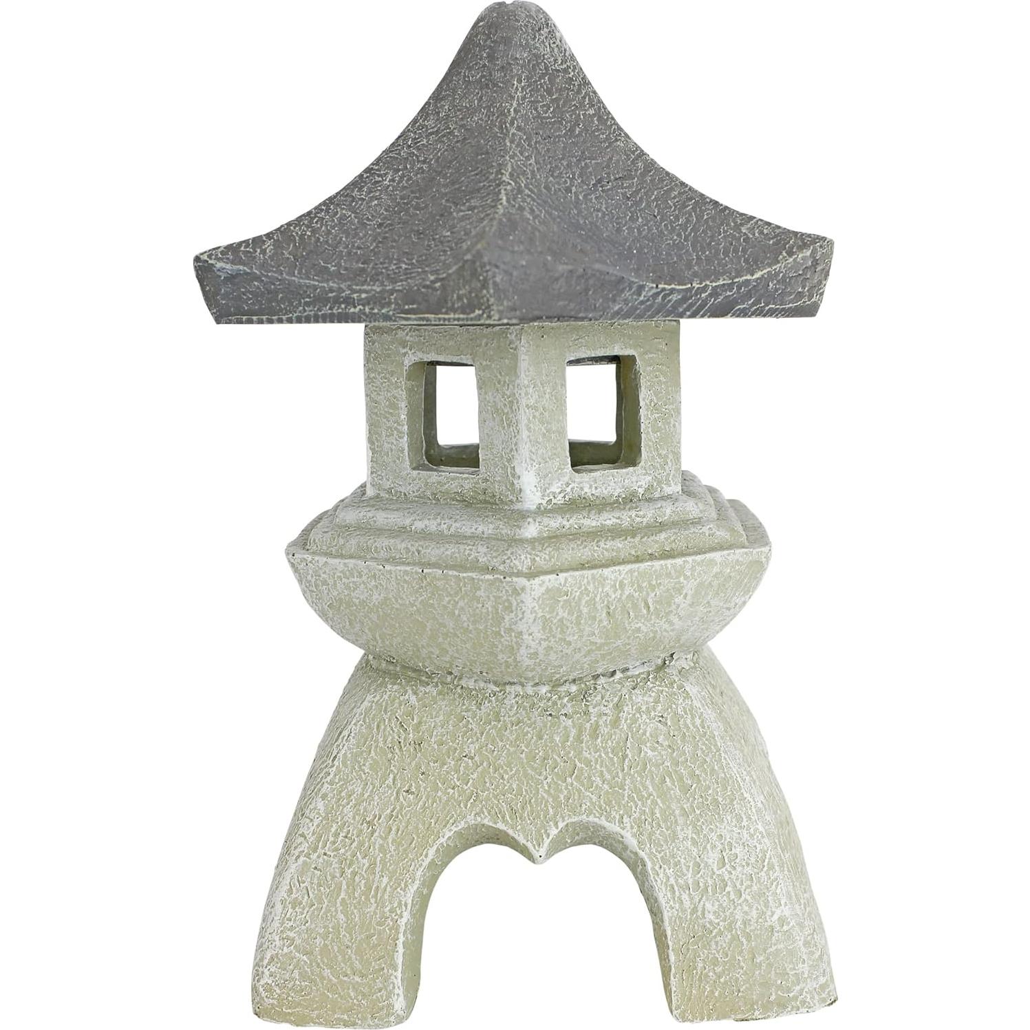 Estatuas de Pagoda Mediana Design Toscano NG729869 - Juego de 2