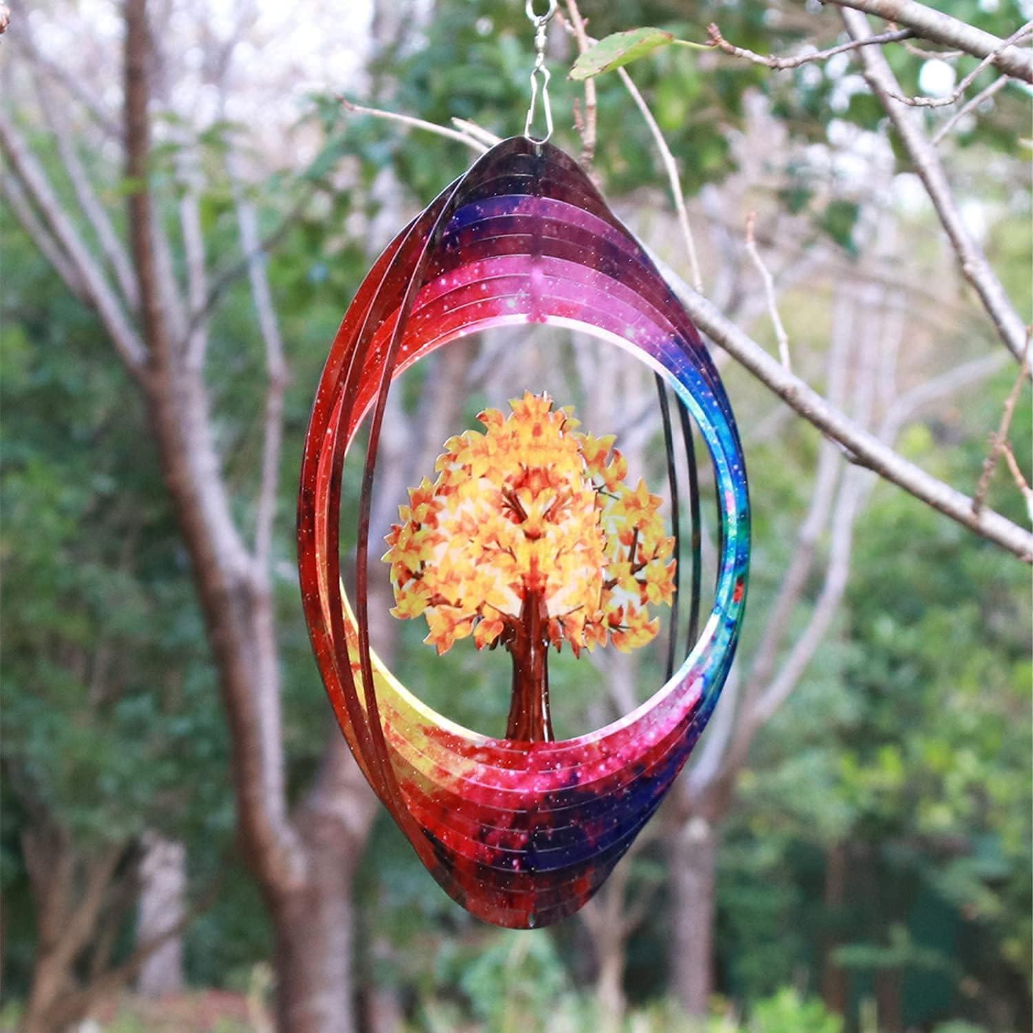 Girador Cinético de Acero Inoxidable Canción de Primavera 3D