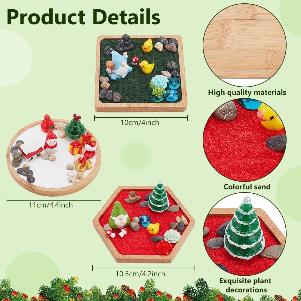 Kit de Jardín Zen Navidad WEBEEDY - Mini Accesorios DIY