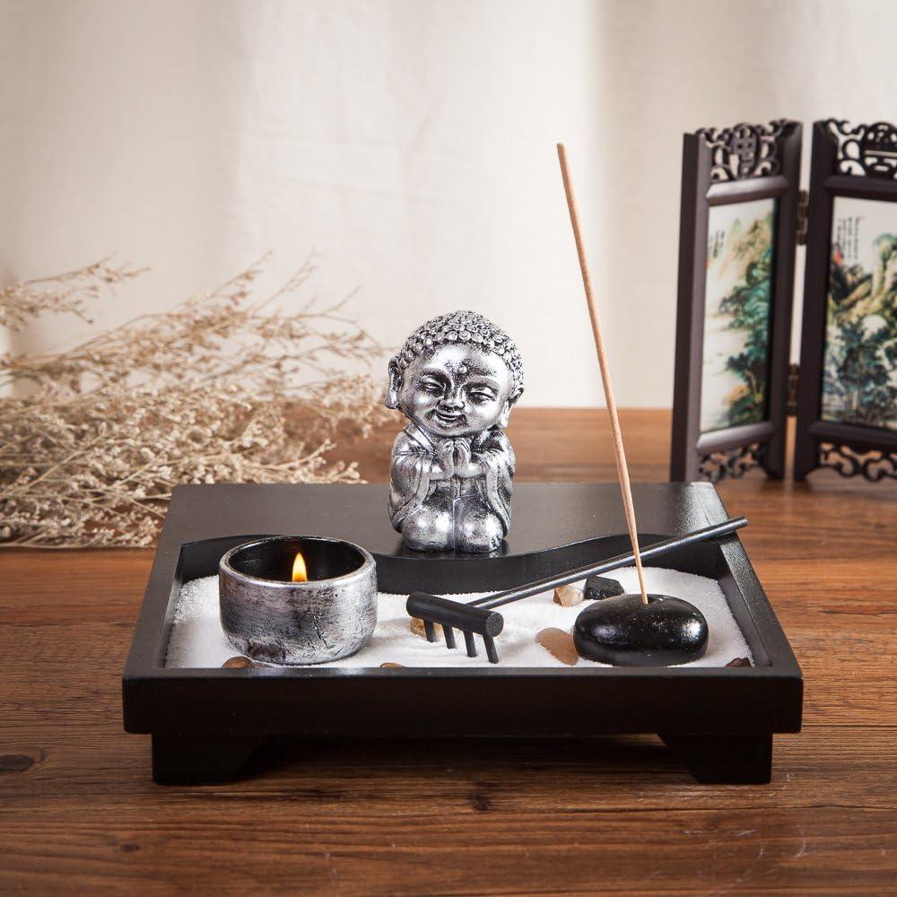 Jardín Zen de Arena THY COLLECTIBLES con Buda e Incienso