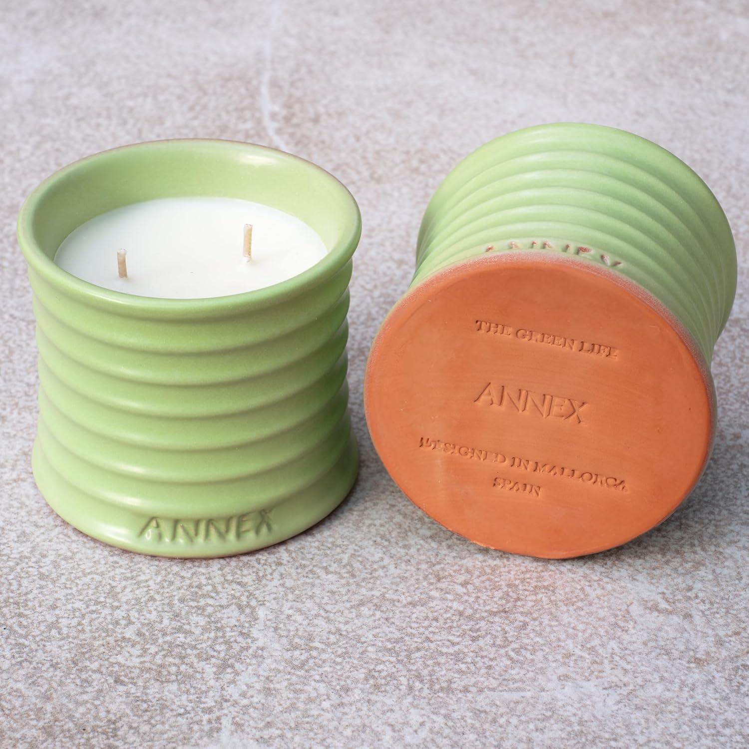 Vela Aromática de Soja Annex Melón y Menta 312g - Repelente