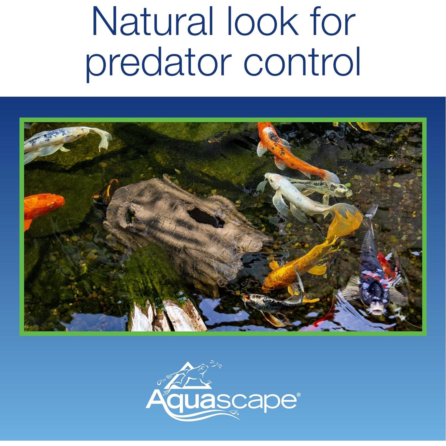 Cueva de Pescado de Madera Falsa Aquascape 55.88x38.10 cm