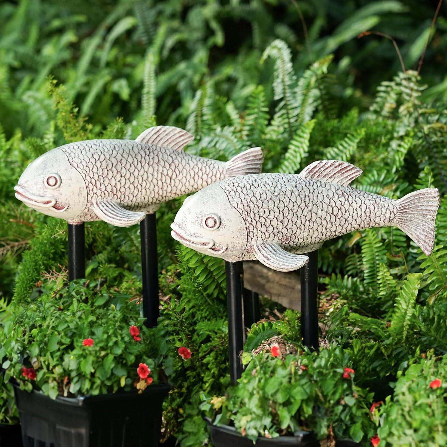 Kit de Estanque Koi Noegrus - 2 Estatuas de Resina 26.9cm