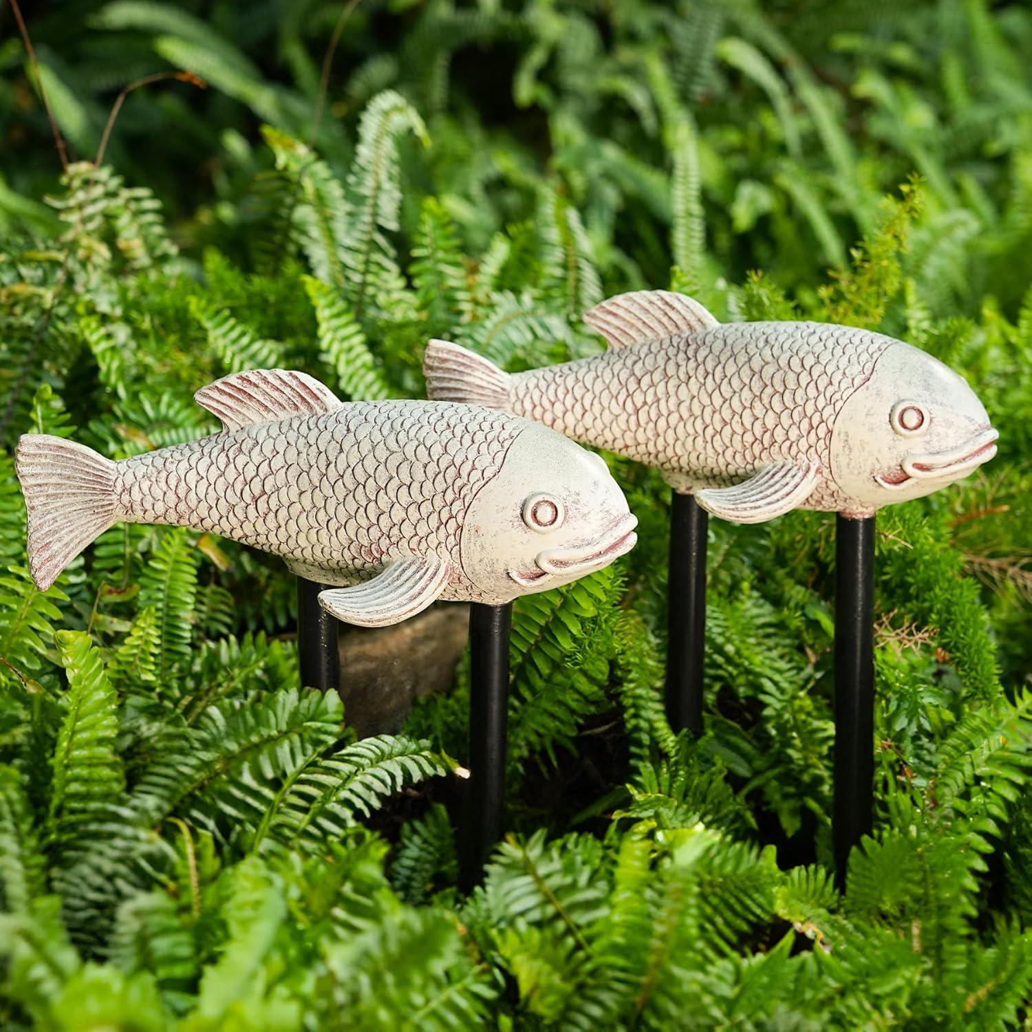 Kit de Estanque Koi Noegrus - 2 Estatuas de Resina 26.9cm