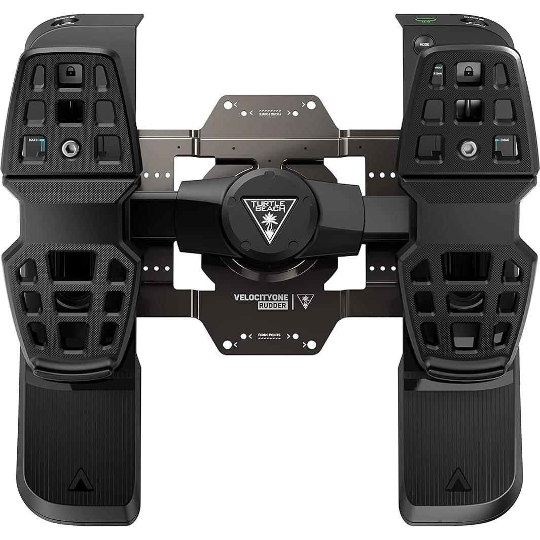 Pedales de Timón Turtle Beach VelocityOne - Eje Suave y Ajustable
