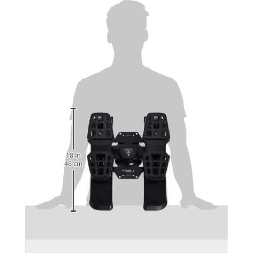 Pedales de Timón Turtle Beach VelocityOne - Eje Suave y Ajustable