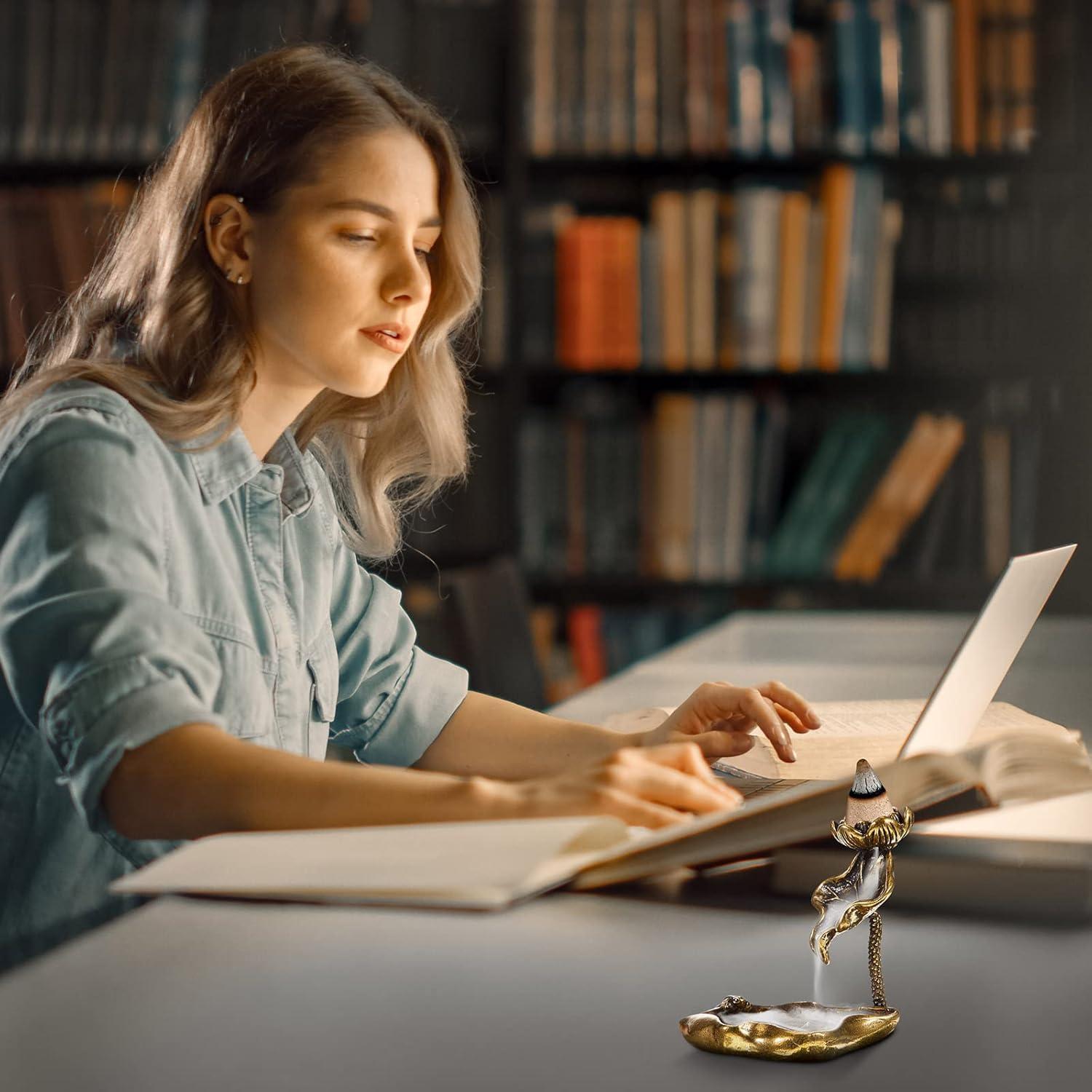 Soporte de Incienso de Loto de Latón Zhehao - 2 Piezas