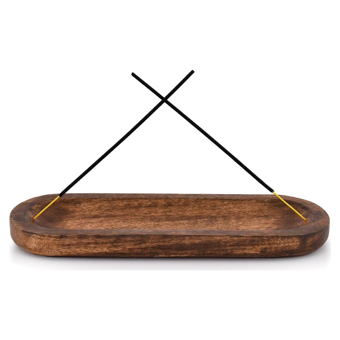 Soporte para Incienso de Madera Kaizen Casa 28 cm Atrapa Cenizas