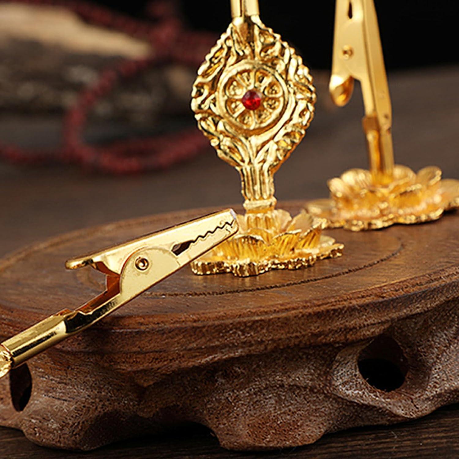 Soporte de Incienso YXQ Clip Metal 45x30mm Paquete de 2